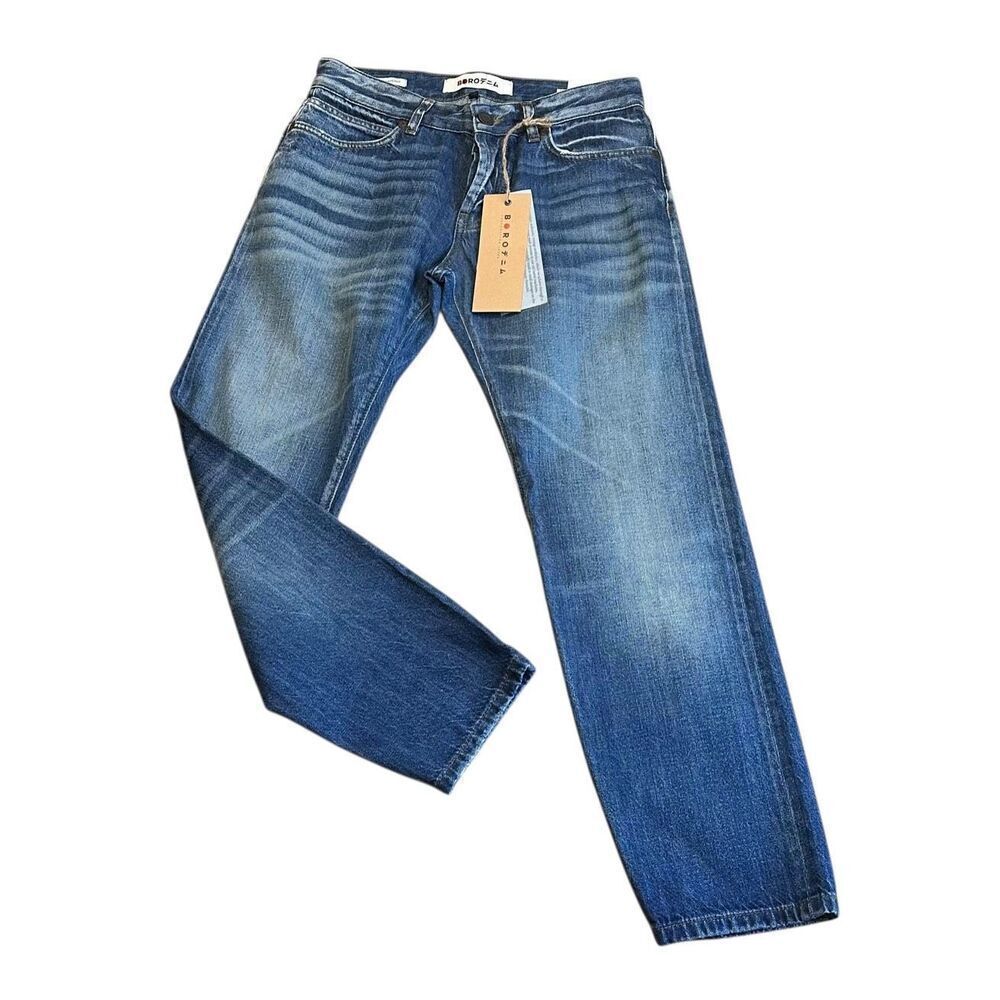 Boro Mid Rise Tapered Jean in Denim NWT Size 24